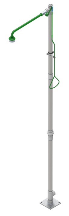 Wolnostojący natrysk bezpieczeństwa